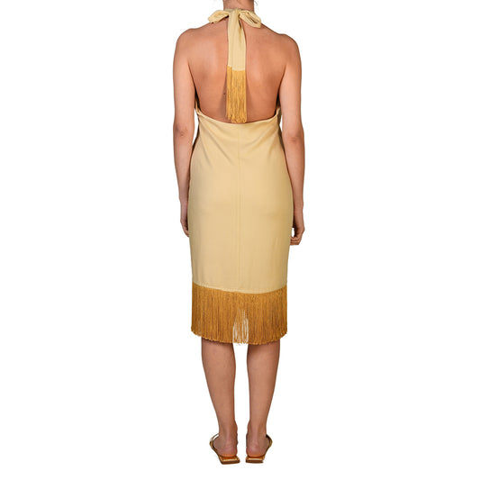 Golden Sarong Dress
