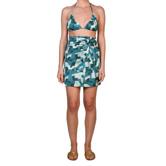 Jade Mosaic Mini Pareo