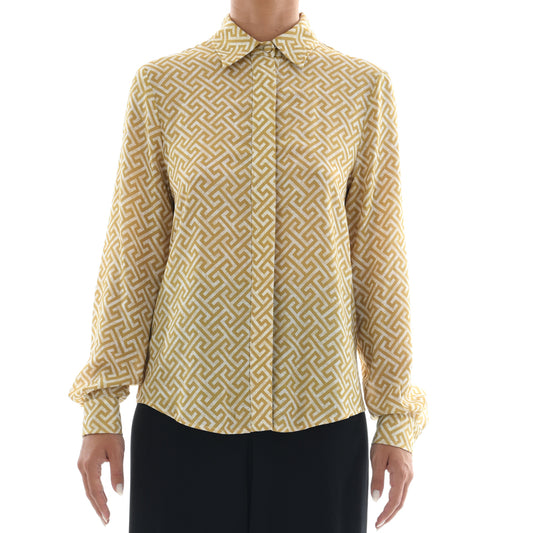 Grecian Gold Buttoned Shirt