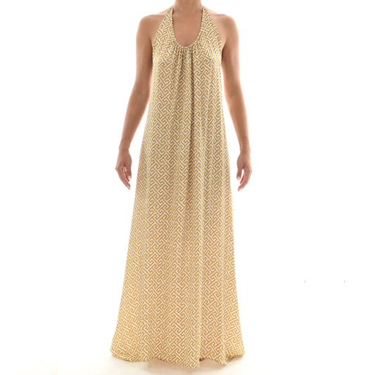 Grecian Gold Maxi Dress
