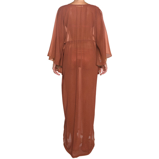 Grecian Brick Red Maxi Kaftan