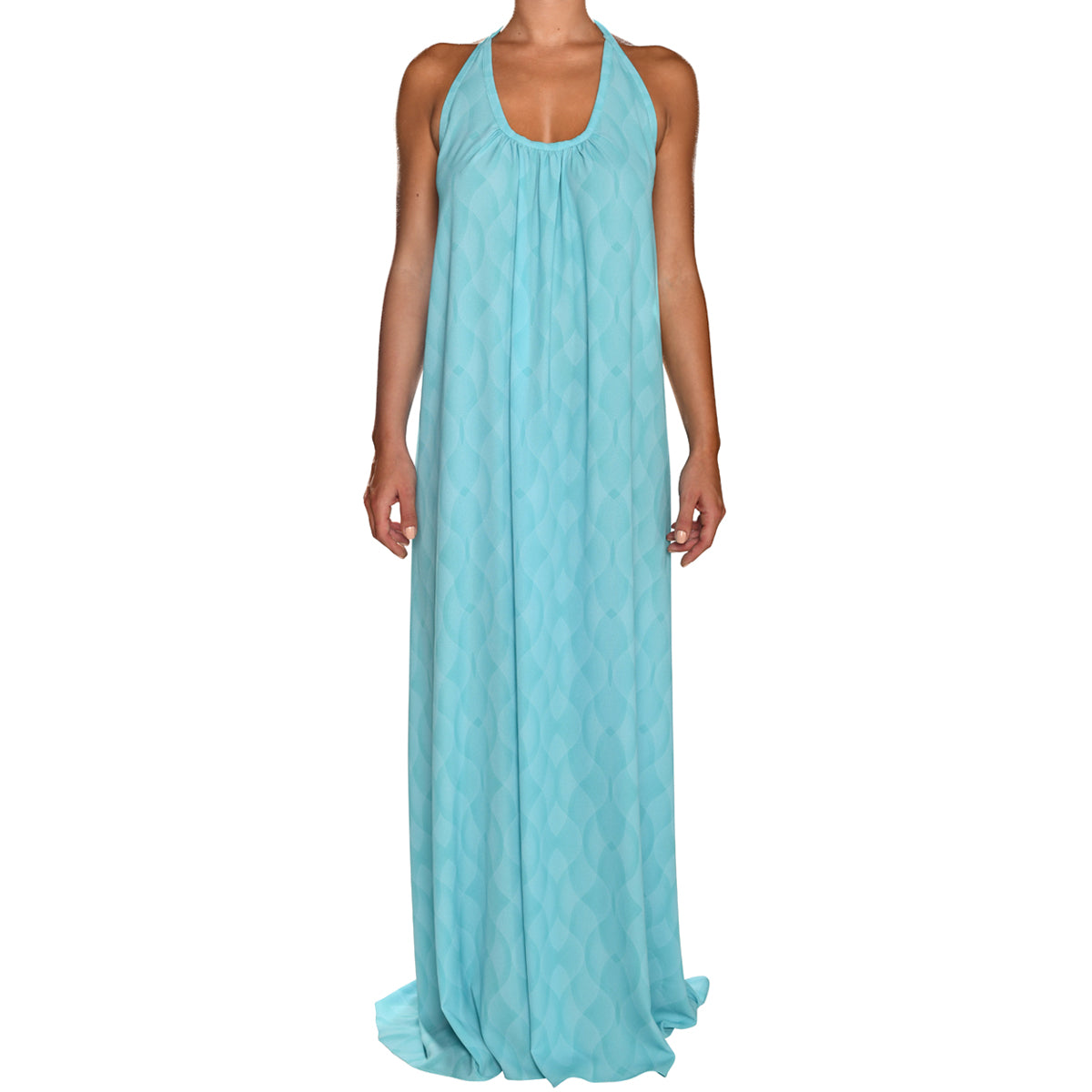 Aqua Maxi Dress