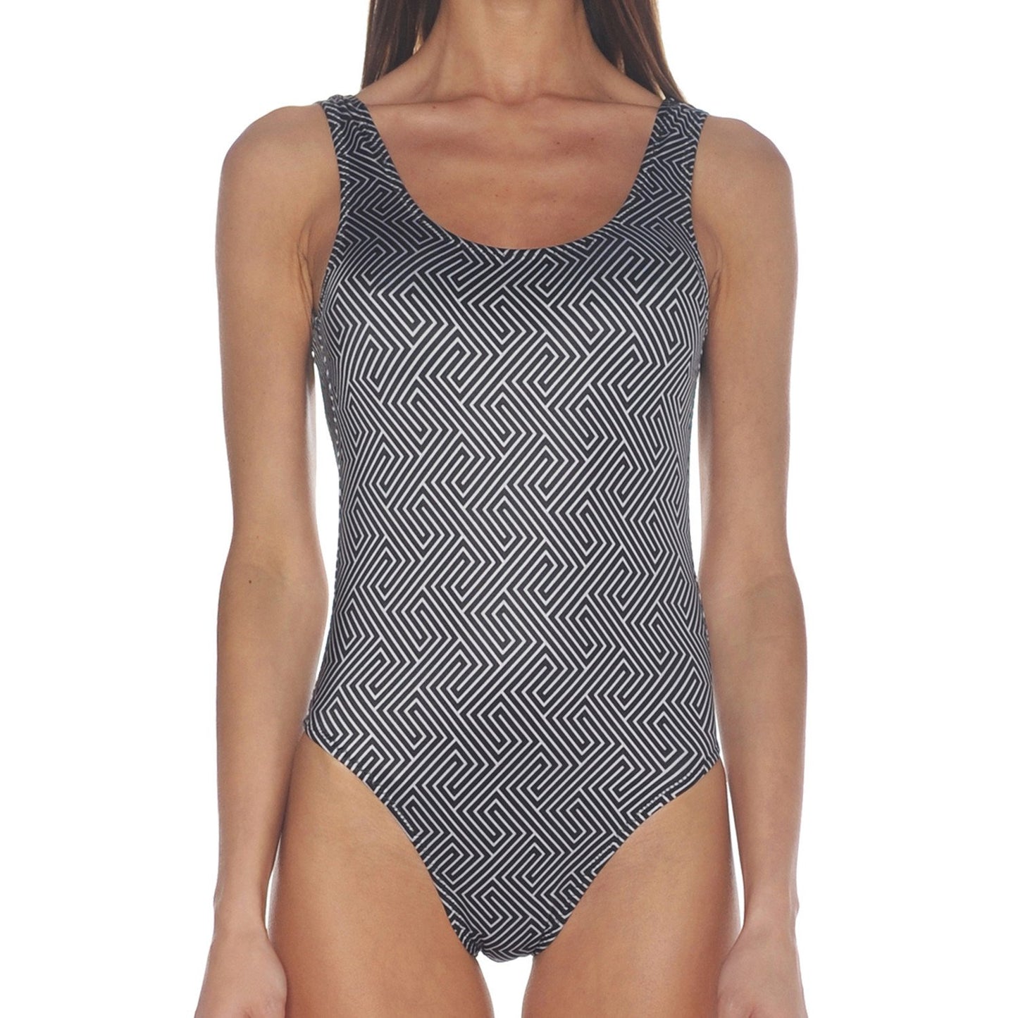 Grecian Black Swimsuit