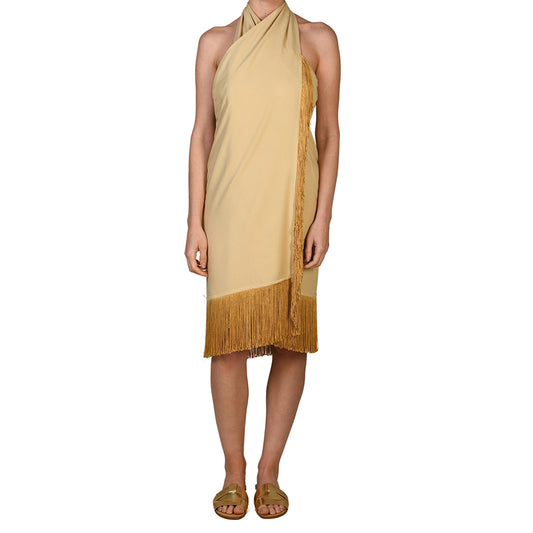 Golden Sarong Dress