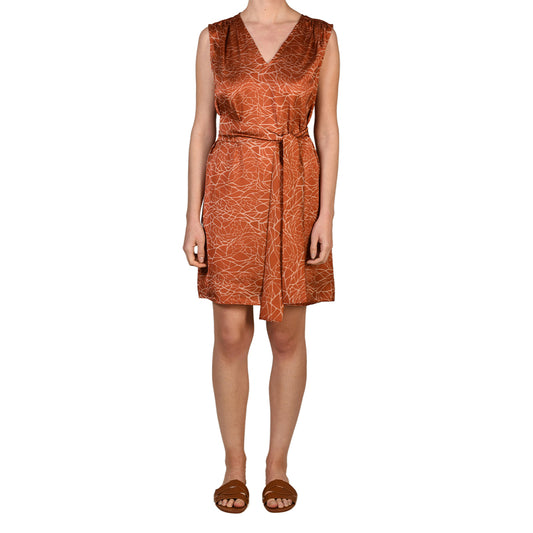 Terracotta Marble Kaftan Dress