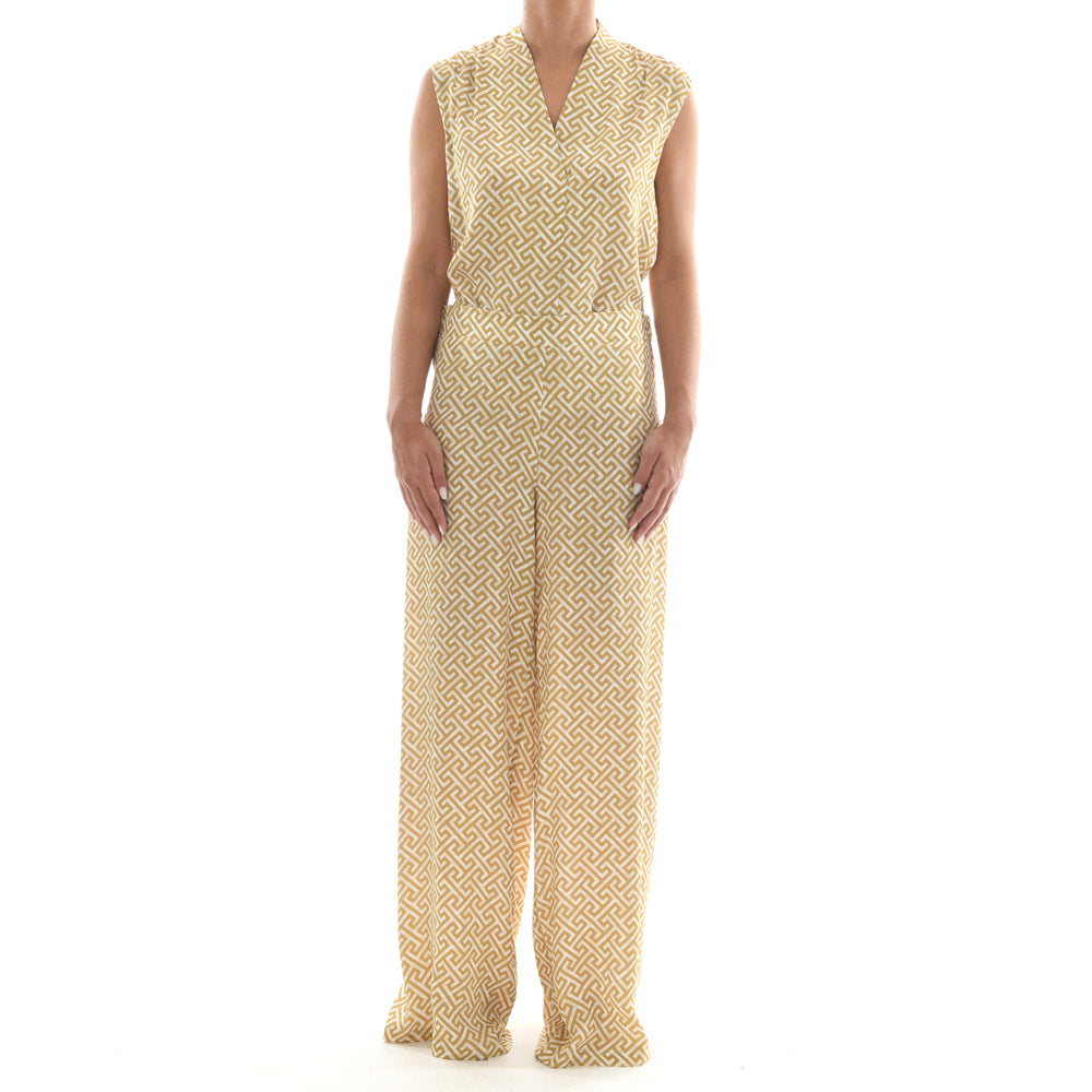 Grecian Gold Satin Pantalone