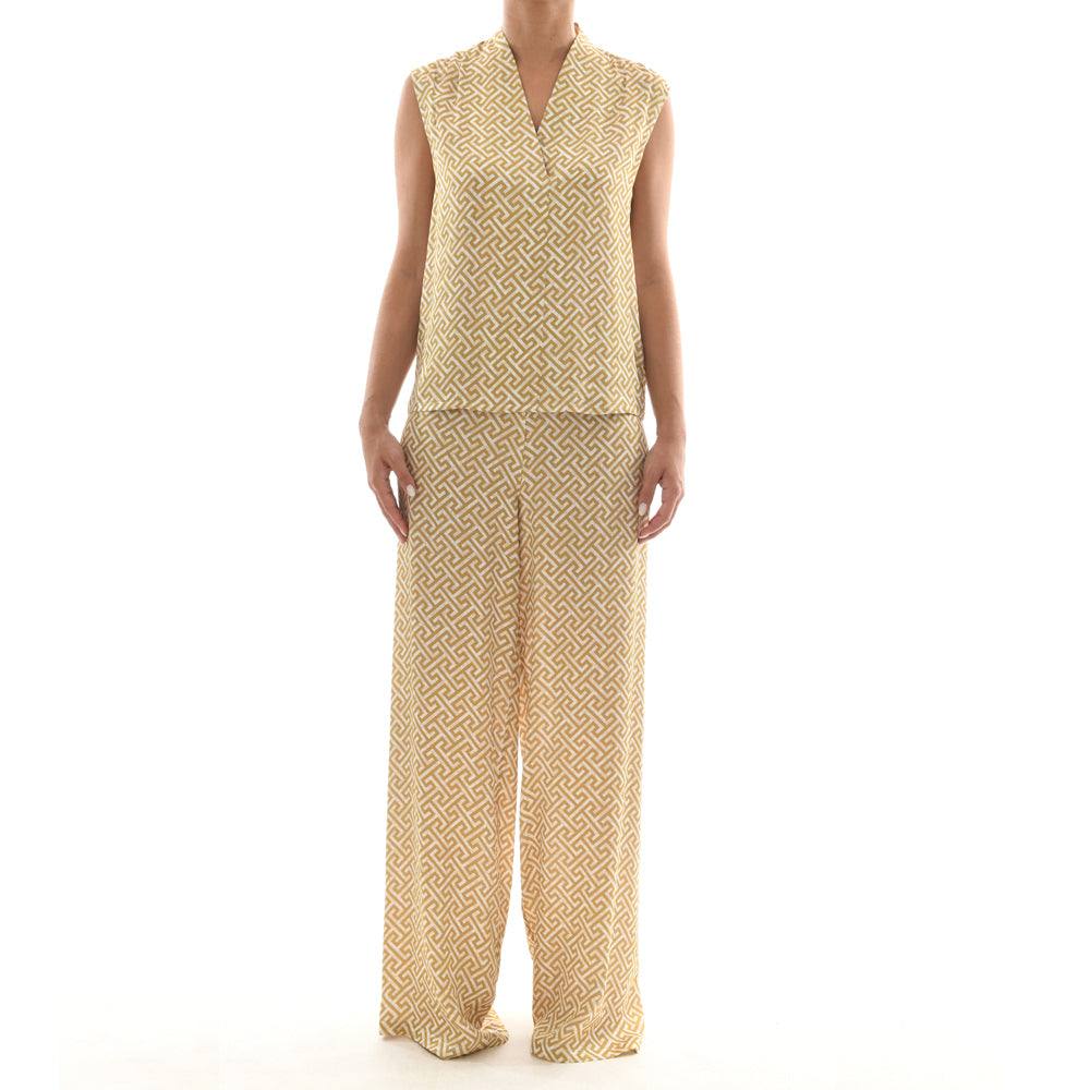 Grecian Gold Satin Pantalone