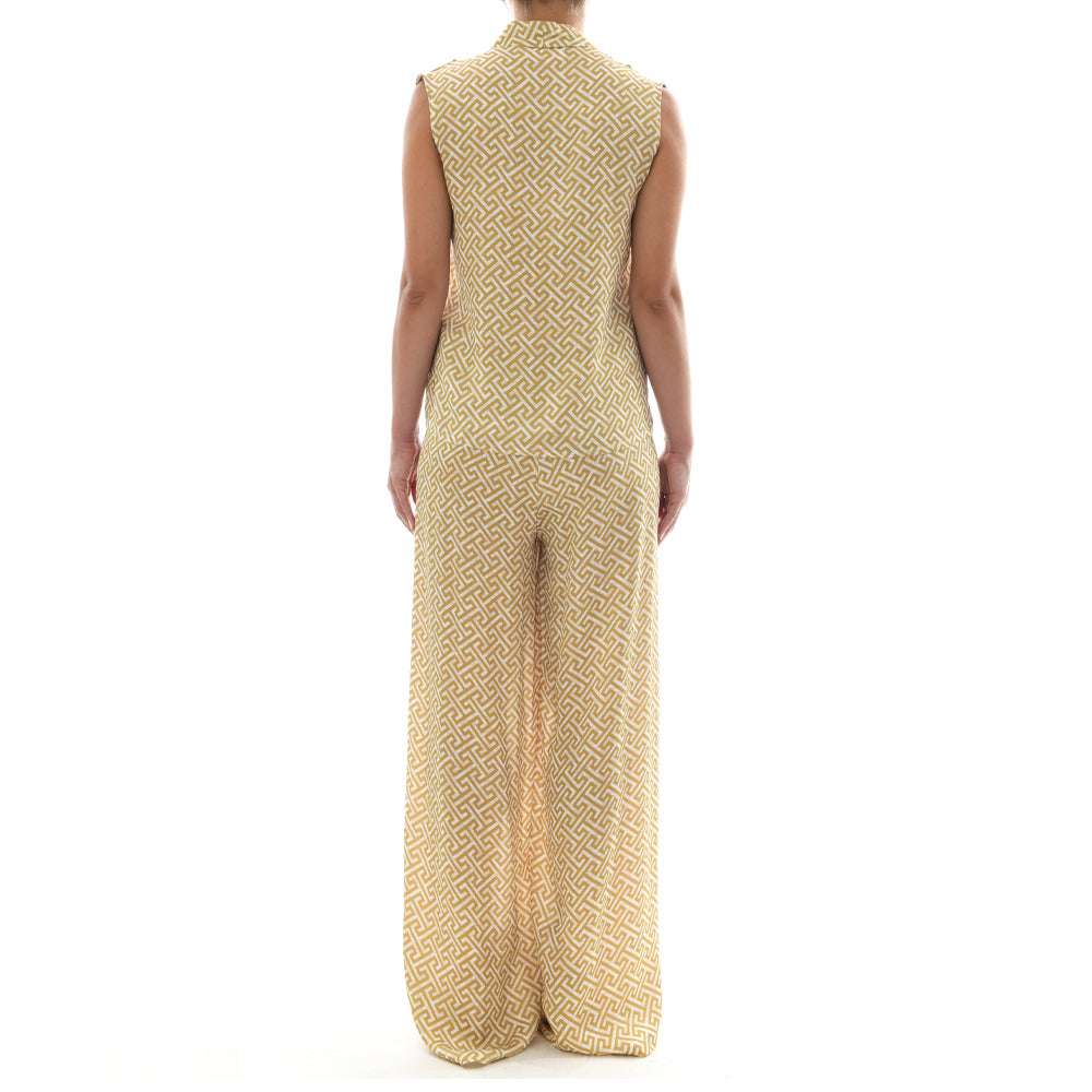 Grecian Gold Satin Pantalone