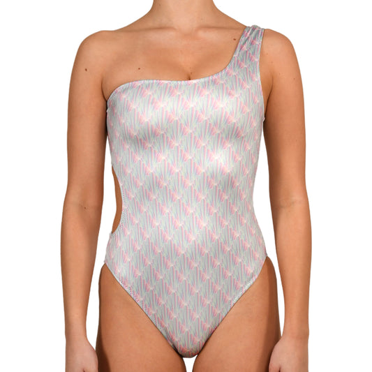 Mermaid Shell One Shoulder Swimsuit