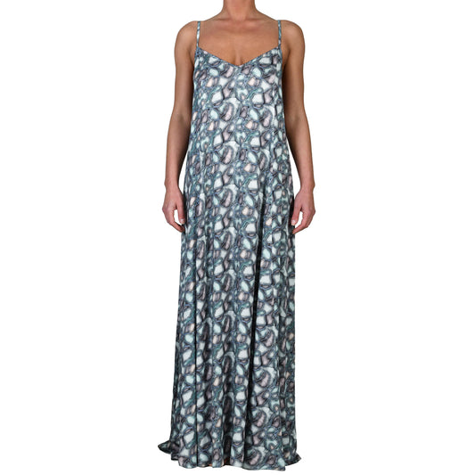 Aqua Water Stones Maxi Dress